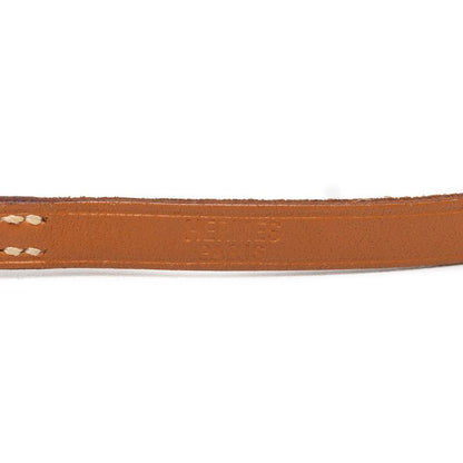 Hermes Hapi Double Tour Bracelet 5 Rows Brown Leather — view 6