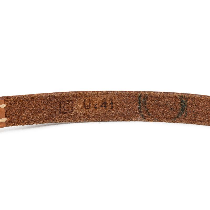 Hermes Hapi Double Tour Bracelet 5 Rows Brown Leather — view 5