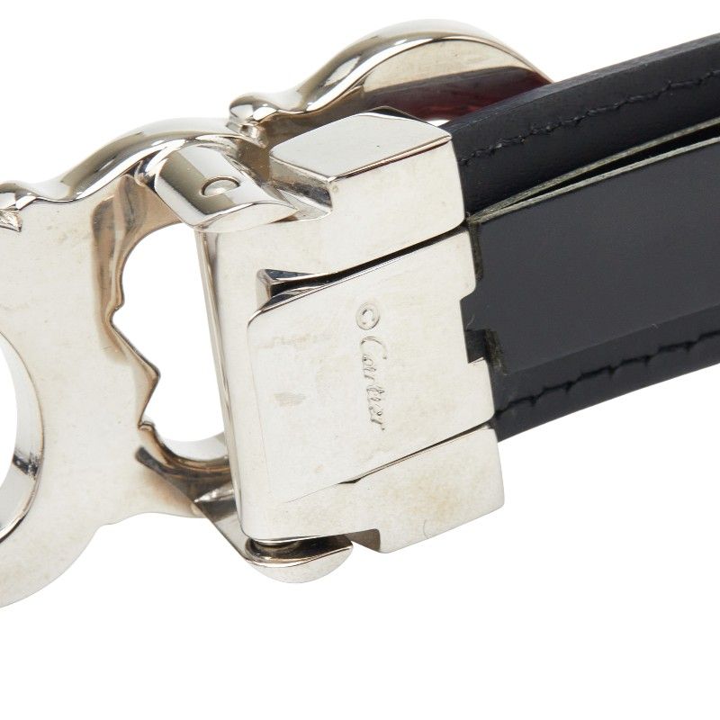 Cartier 5C Belt Bordeaux Leather — view 5