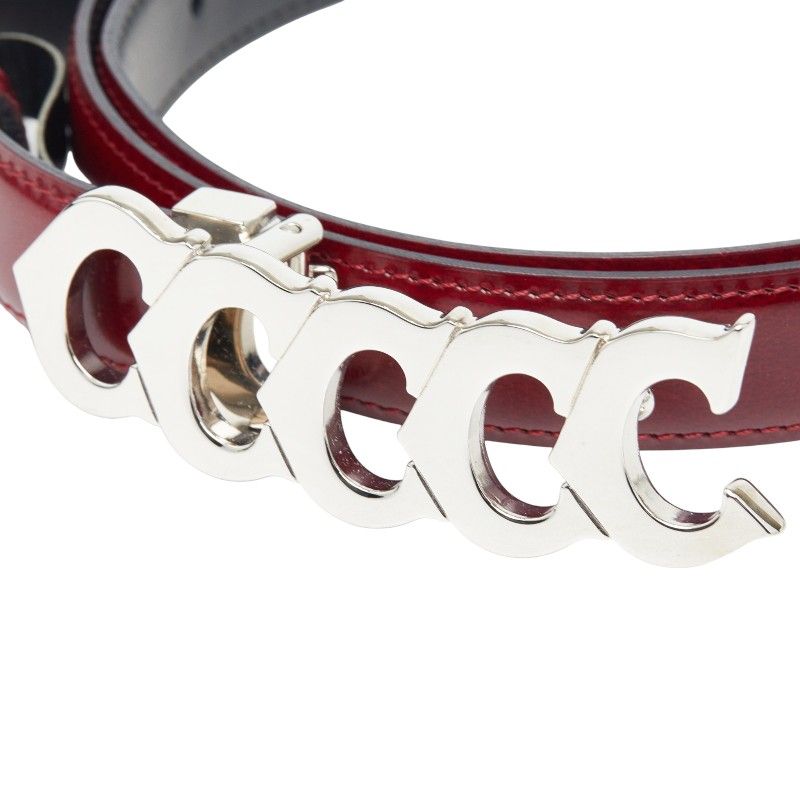 Cartier 5C Belt Bordeaux Leather — view 4