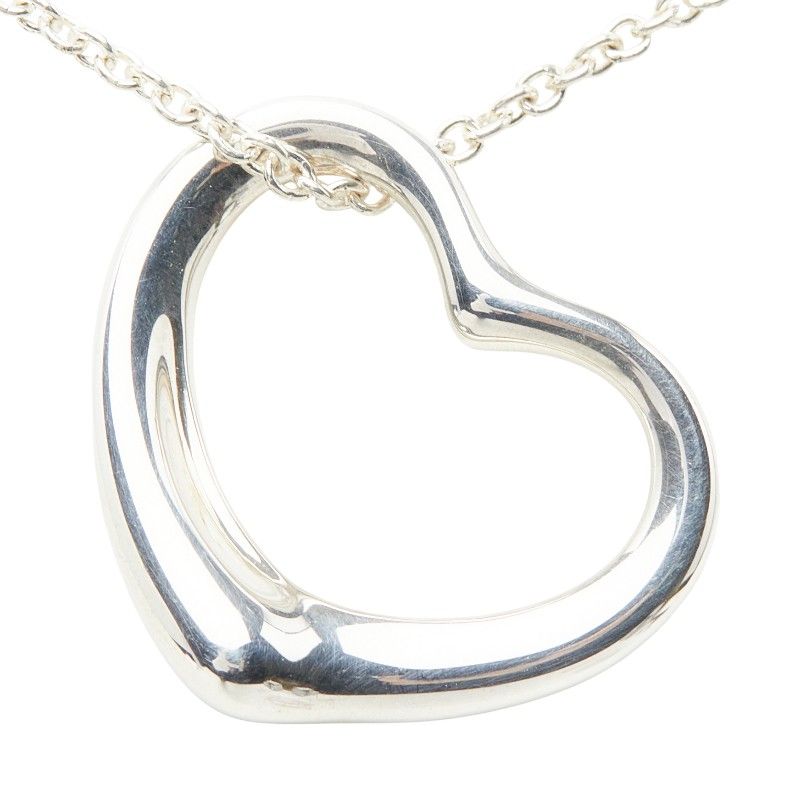 Tiffany & Co Open Heart Pendant Silver — view 2
