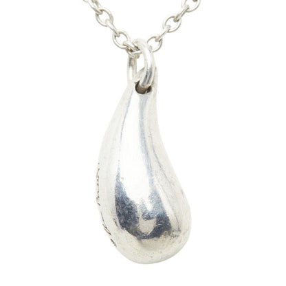 Tiffany & Co Elsa Peretti Teardrop Necklace Silver — view 3