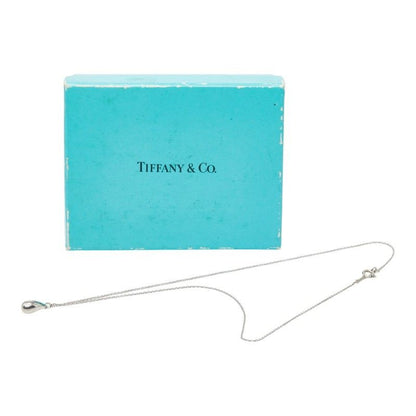 Tiffany & Co Elsa Peretti Teardrop Necklace Silver — view 8