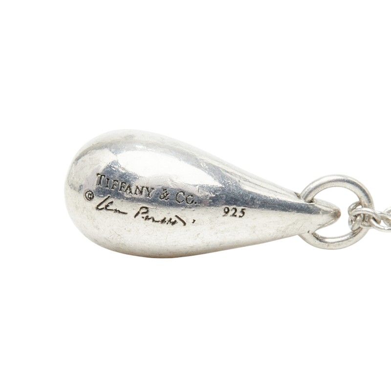 Tiffany & Co Elsa Peretti Teardrop Necklace Silver — view 6