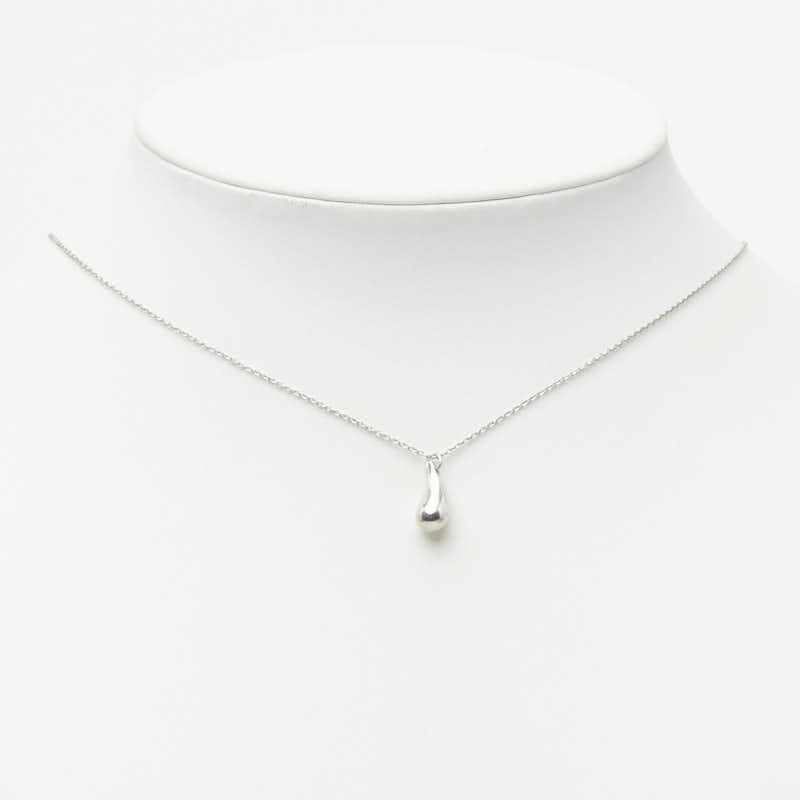 Tiffany & Co Elsa Peretti Teardrop Necklace Silver — view 7