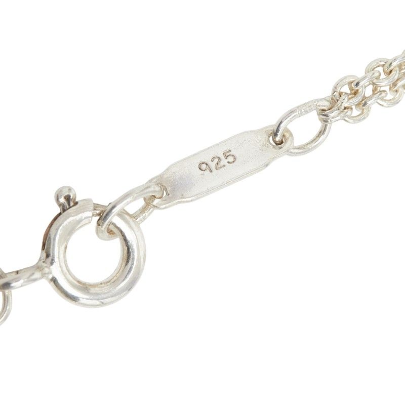 Tiffany & Co Infinity Double Chain Necklace Silver — view 4