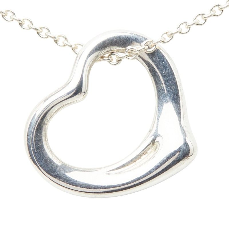 Tiffany & Co Open Heart Pendant Silver — view 2