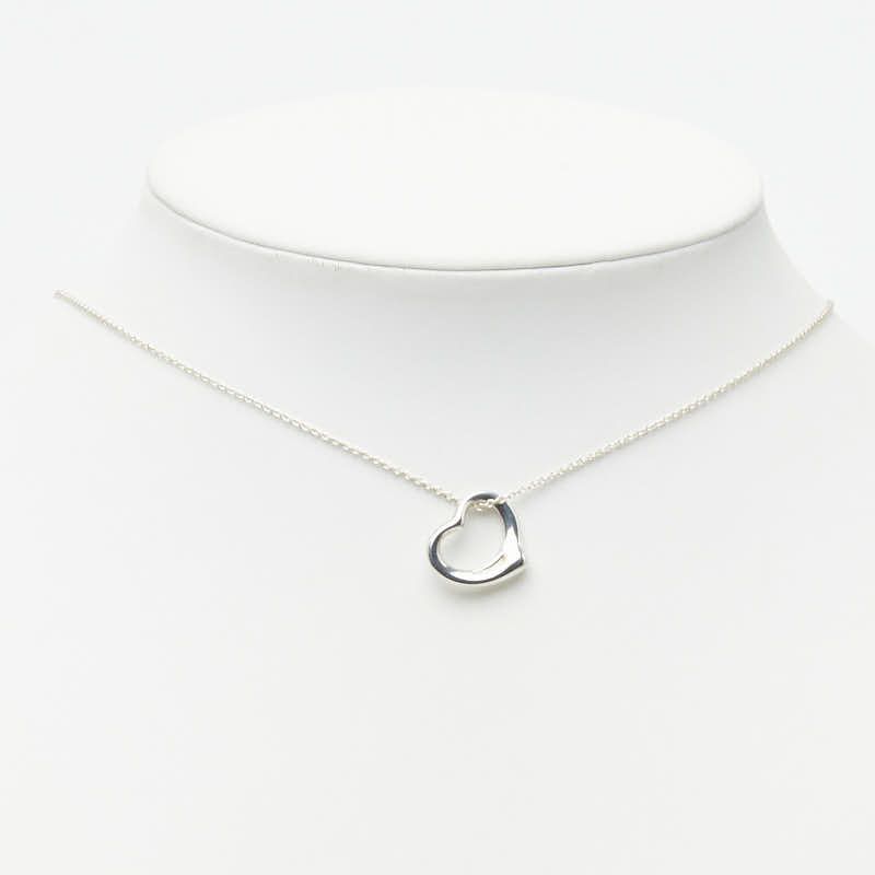 Tiffany & Co Open Heart Pendant Silver — view 9