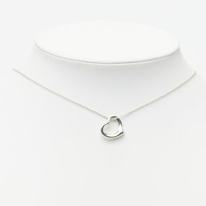 Tiffany & Co Open Heart Pendant Silver — view 9