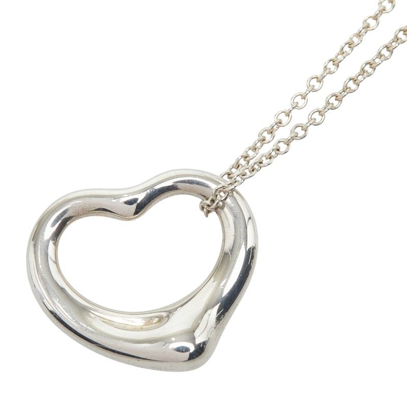 Tiffany & Co Open Heart Pendant Silver