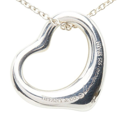Tiffany & Co Open Heart Pendant Silver — view 3