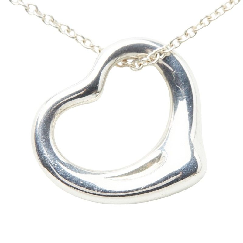 Tiffany & Co Open Heart Pendant Silver — view 2