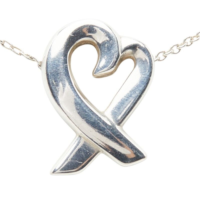 Tiffany & Co Paloma Picasso Loving Heart Pendant Silver — view 2