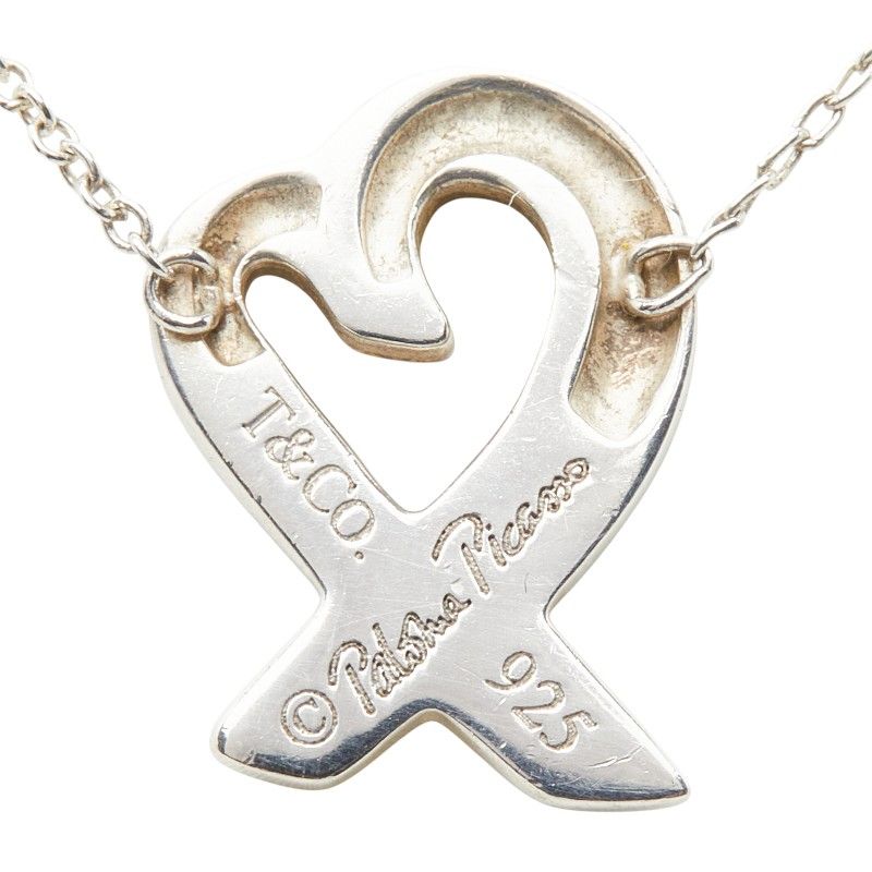 Tiffany & Co Paloma Picasso Loving Heart Pendant Silver — view 3