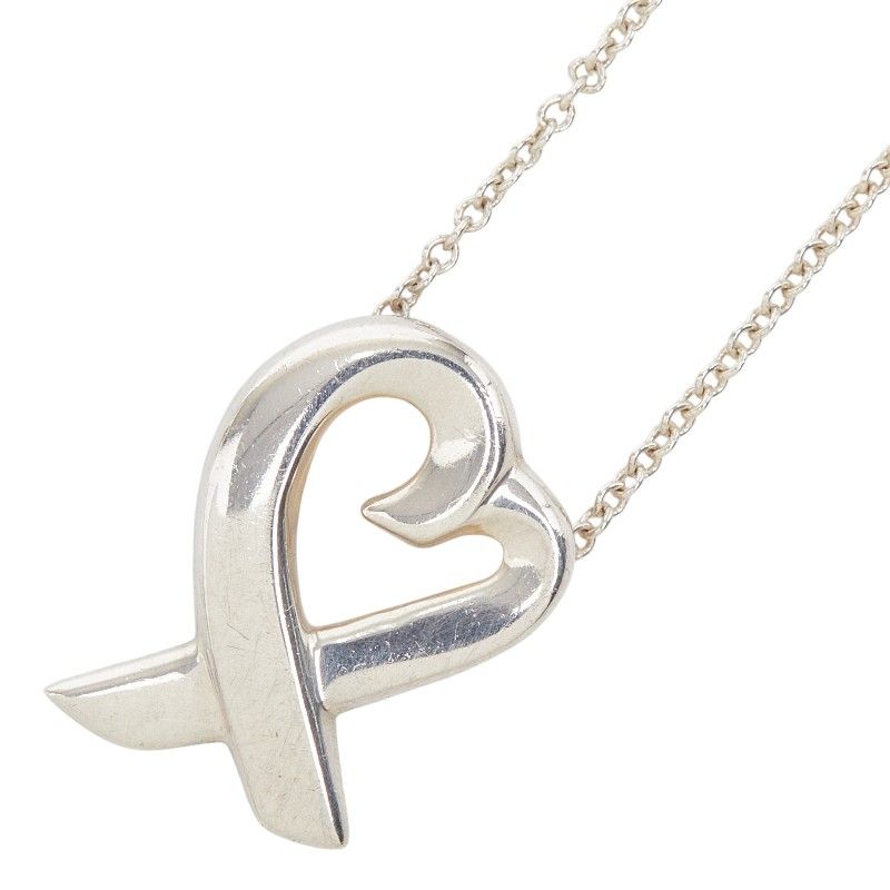 Tiffany & Co Paloma Picasso Loving Heart Pendant Silver
