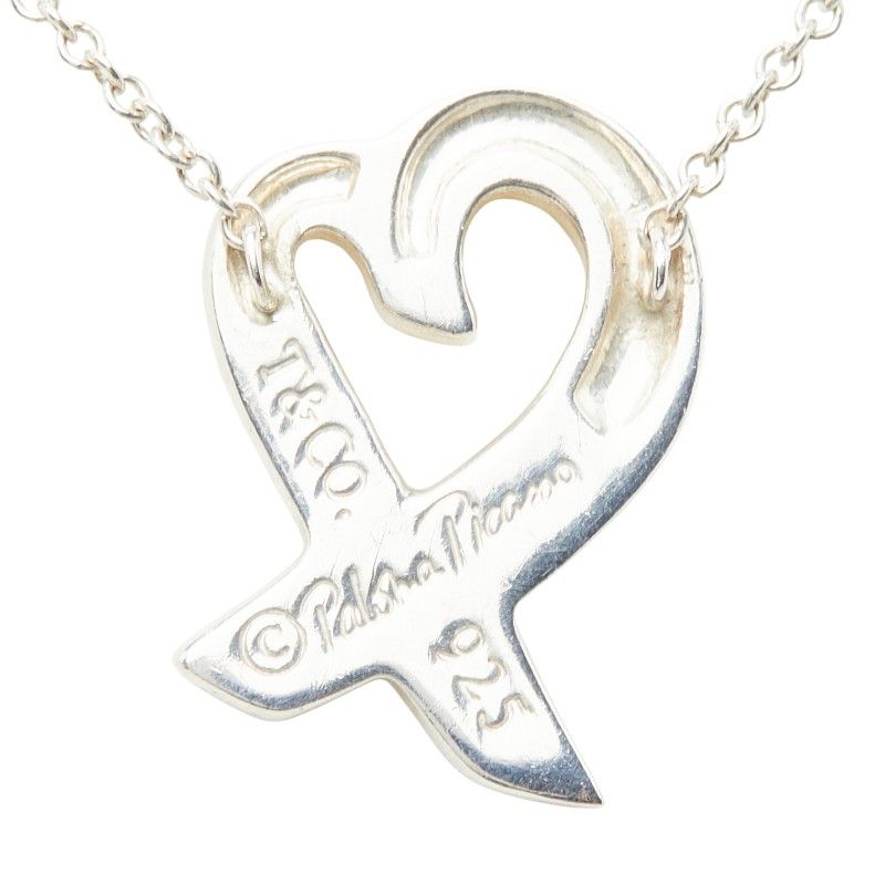 Tiffany & Co Paloma Picasso Loving Heart Pendant Silver — view 3