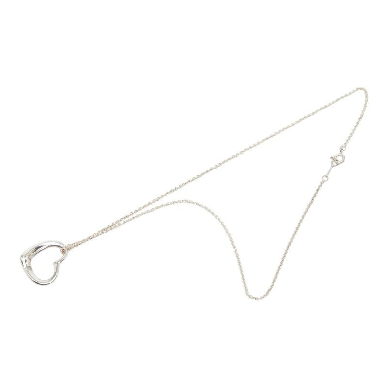 Tiffany & Co Open Heart Pendant Silver — view 4
