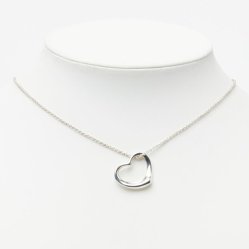 Tiffany & Co Open Heart Pendant Silver — view 7
