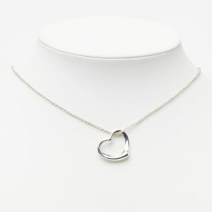 Tiffany & Co Open Heart Pendant Silver — view 7