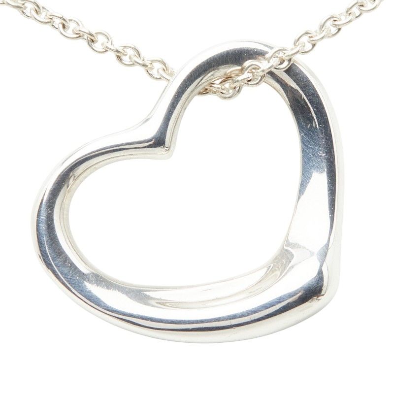 Tiffany & Co Open Heart Pendant Silver — view 2