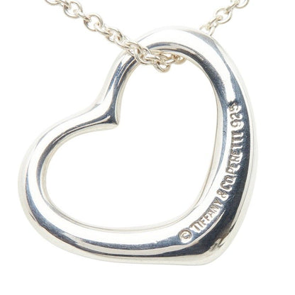 Tiffany & Co Open Heart Pendant Silver — view 3