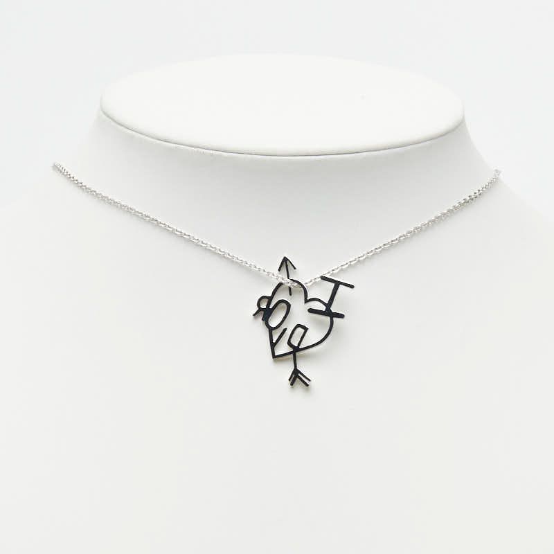 Dior I Love Pendant Silver Metal — view 7
