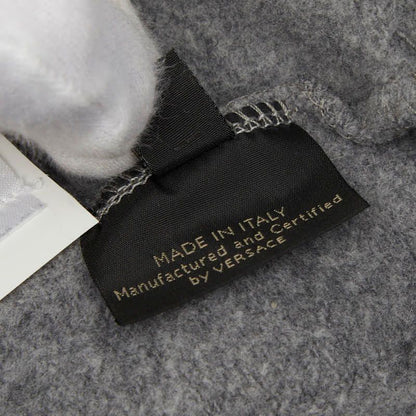 Versace Medusa Logo S Gray Multicolor Cotton Hoodie — view 6