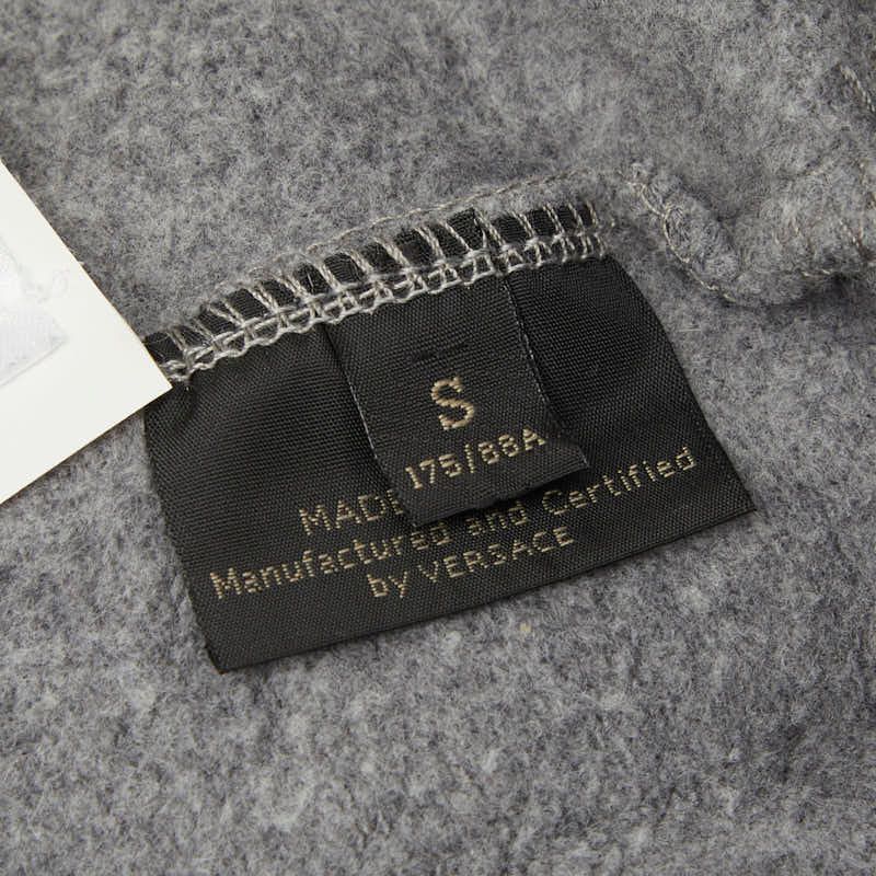 Versace Medusa Logo S Gray Multicolor Cotton Hoodie — view 5