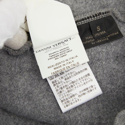 Versace Medusa Logo S Gray Multicolor Cotton Hoodie — view 9