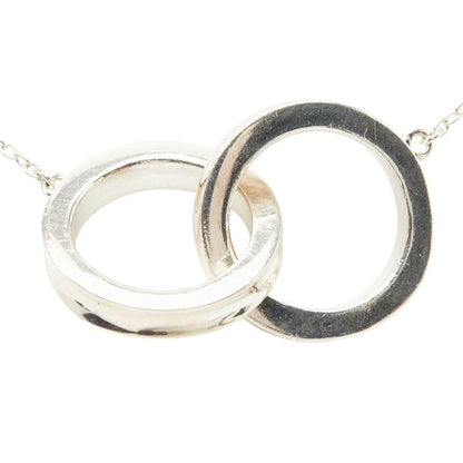 Tiffany & Co Interlocking Circle Necklace Silver — view 2