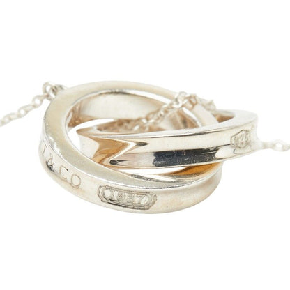 Tiffany & Co Interlocking Circle Necklace Silver — view 4