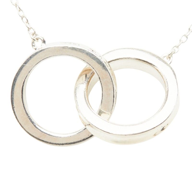Tiffany & Co Interlocking Circle Necklace Silver — view 3