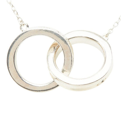 Tiffany & Co Interlocking Circle Necklace Silver — view 3