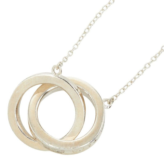 Tiffany & Co Interlocking Circle Necklace Silver