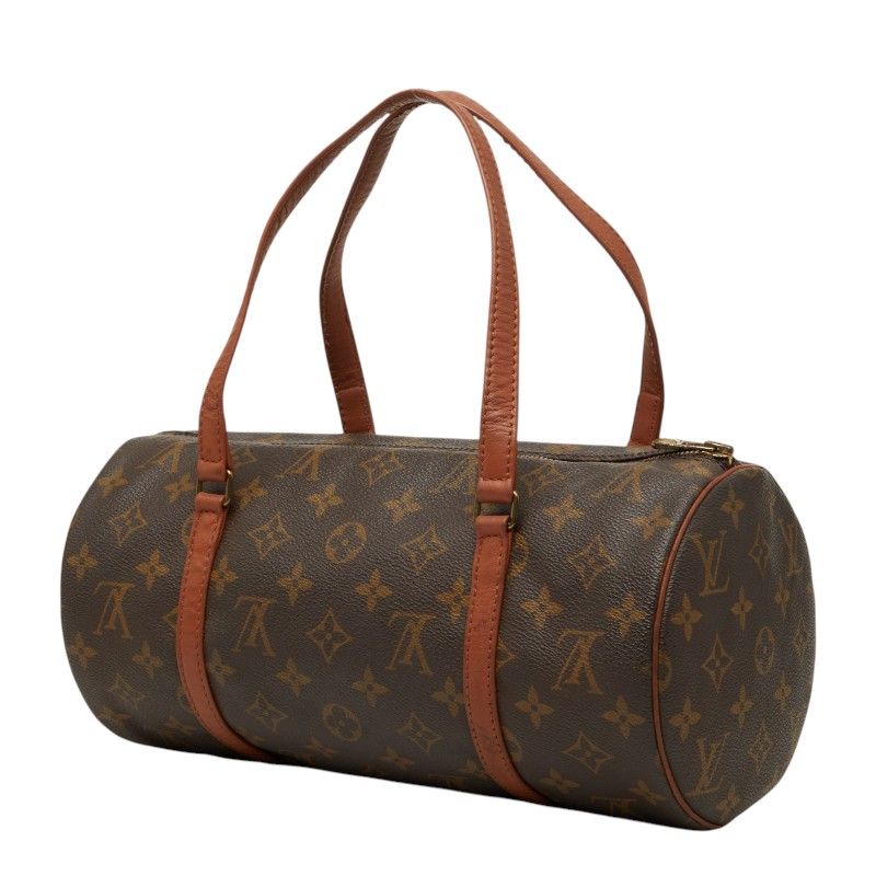 Louis Vuitton Monogram Papillon 30 Handbag Brown Leather — view 2