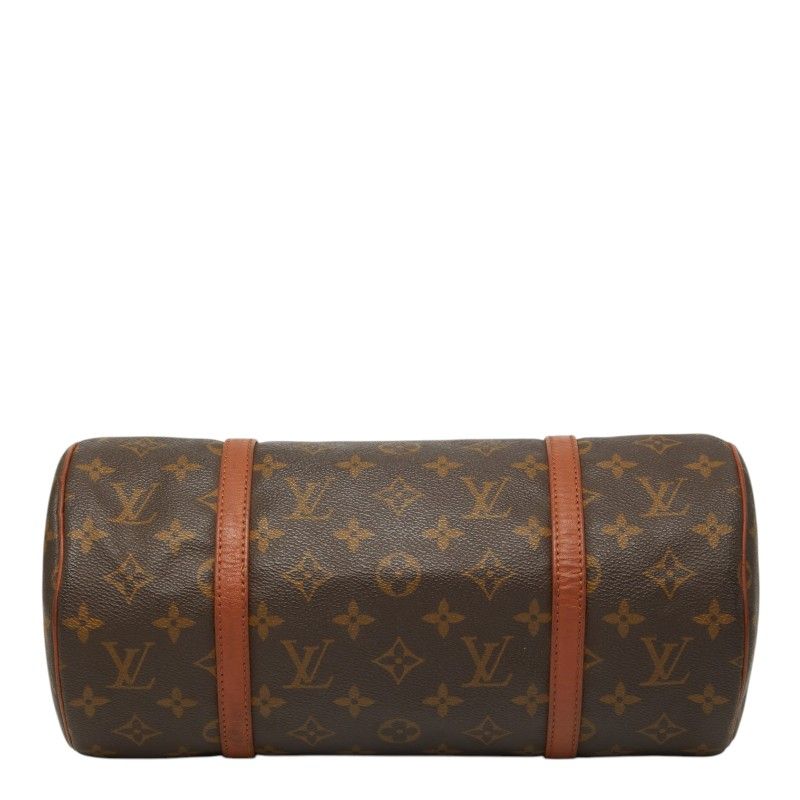 Louis Vuitton Monogram Papillon 30 Handbag Brown Leather — view 3