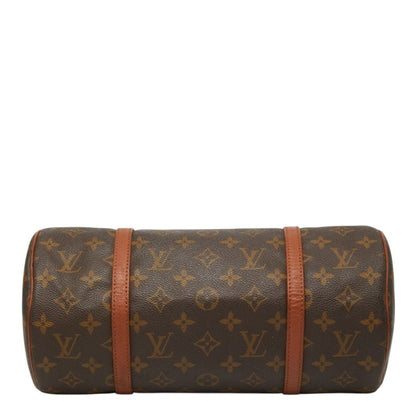 Louis Vuitton Monogram Papillon 30 Handbag Brown Leather — view 3