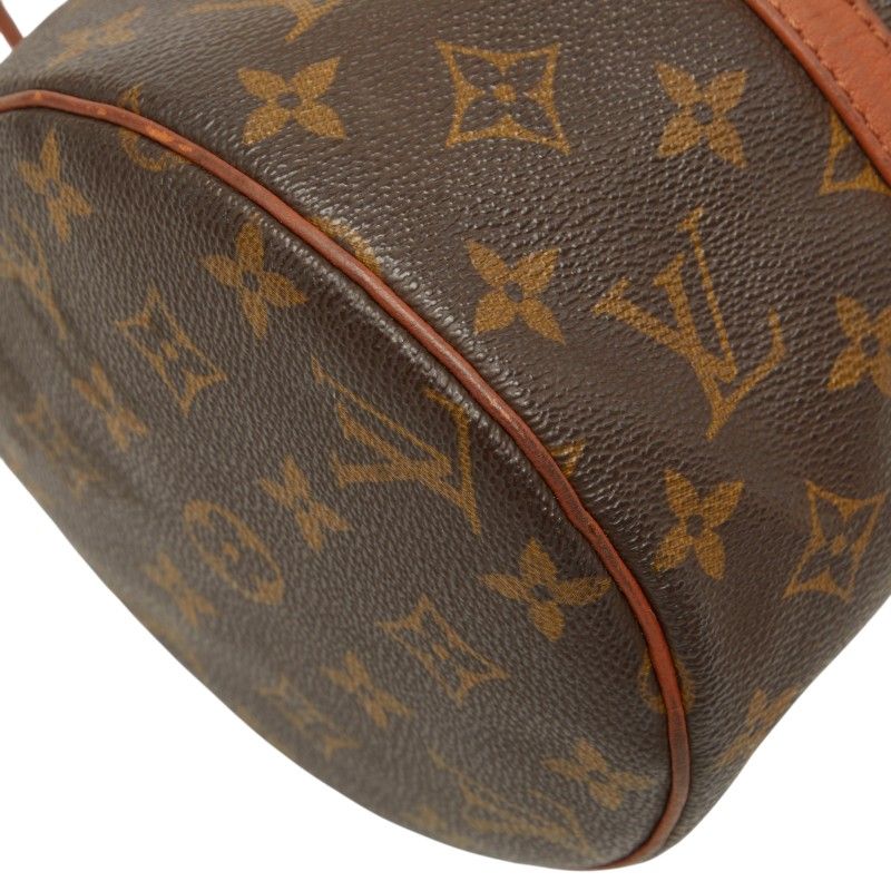 Louis Vuitton Monogram Papillon 30 Handbag Brown Leather — view 5