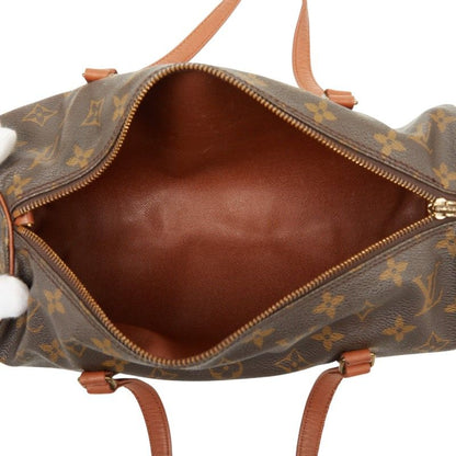 Louis Vuitton Monogram Papillon 30 Handbag Brown Leather — view 9
