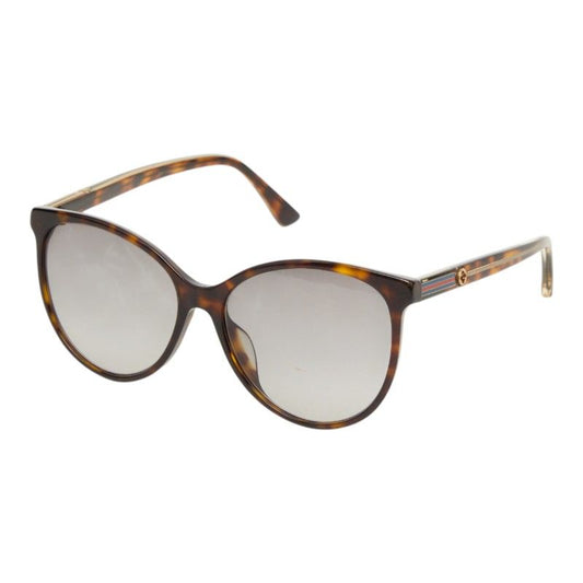 Gucci Asian Fit Sunglasses 002 Brown Acetate Eyewear