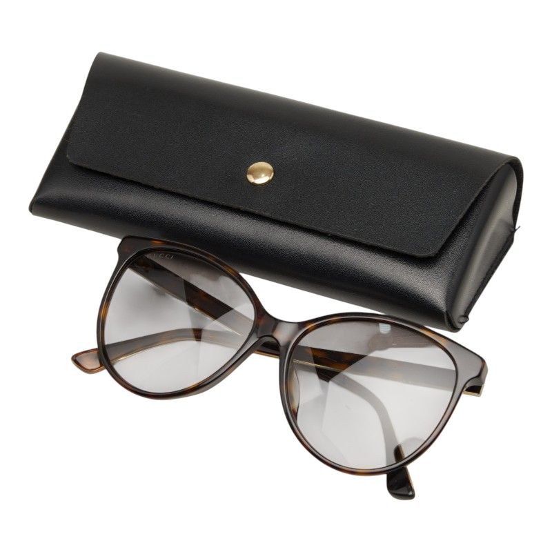 Gucci Asian Fit Sunglasses 002 Brown Acetate Eyewear — view 9