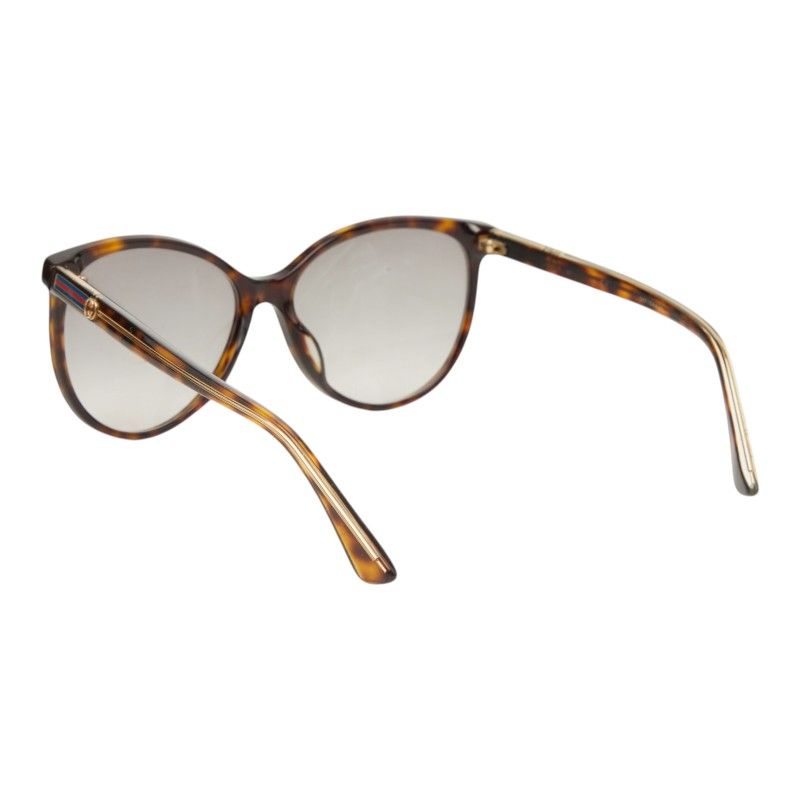 Gucci Asian Fit Sunglasses 002 Brown Acetate Eyewear — view 2