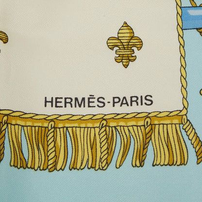 Hermes Carre 90 Vue du Carrosse de la Galere la Reale Queen Coronation Scarf — view 5