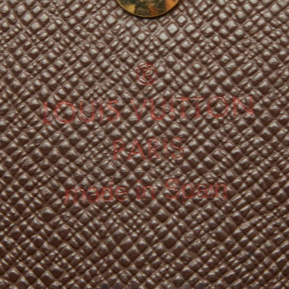 Louis Vuitton Damier Portefeuille Sarah Wallet Brown Leather — view 8