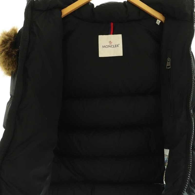 Moncler Mayaf Down Jacket Outer Zip Up 1 Black BB AD — view 3