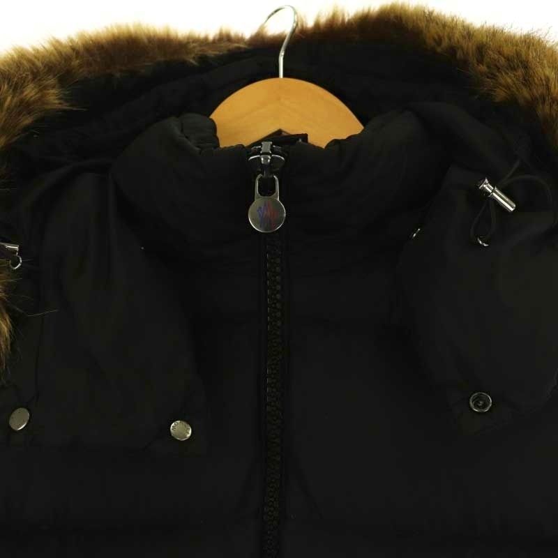 Moncler Mayaf Down Jacket Outer Zip Up 1 Black BB AD — view 7