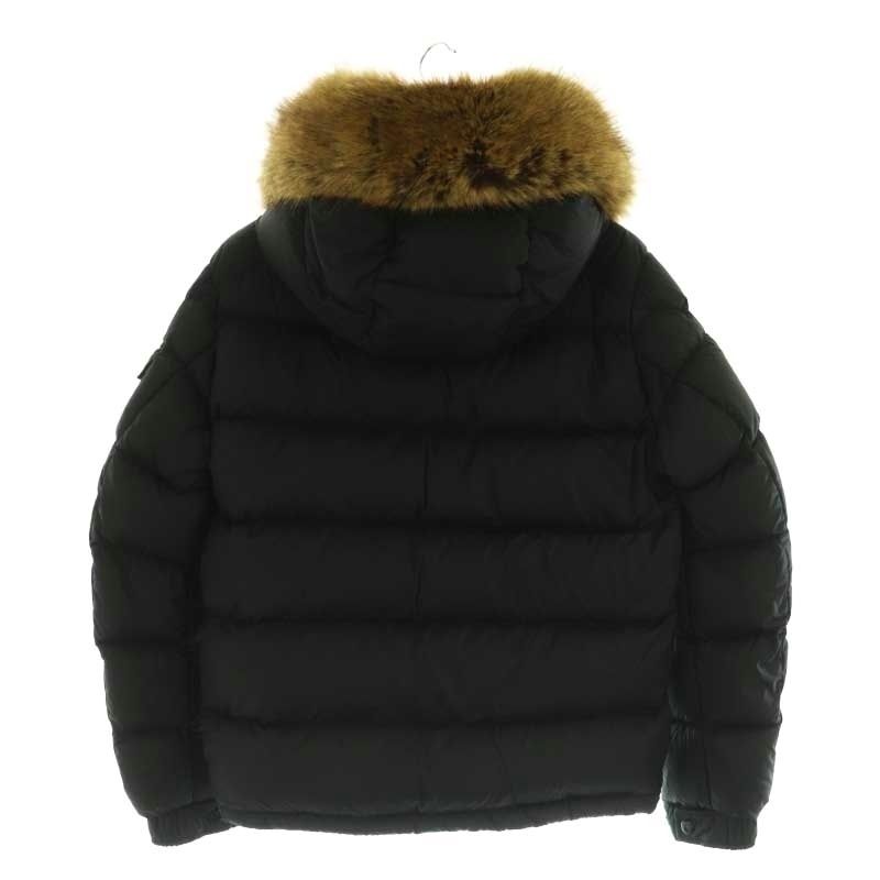 Moncler Mayaf Down Jacket Outer Zip Up 1 Black BB AD — view 2