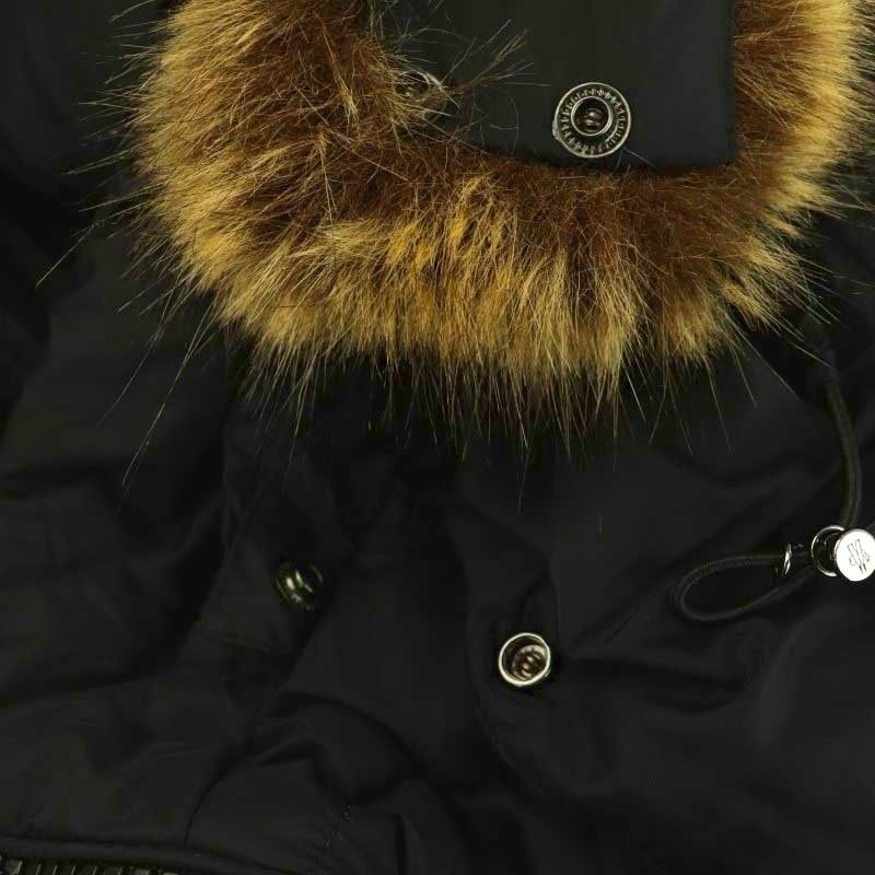 Moncler Mayaf Down Jacket Outer Zip Up 1 Black BB AD — view 6