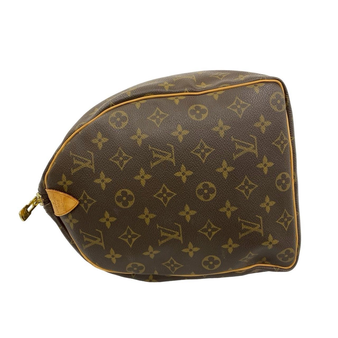 Louis Vuitton Vintage Keepall 45 Monogram Leather Boston Bag Brown — view 5