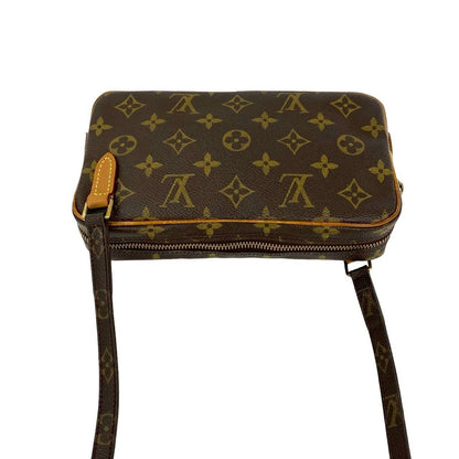 Louis Vuitton Pochette Ma Roulis Bandouliere Monogram Leather Shoulder Bag Brown — view 4